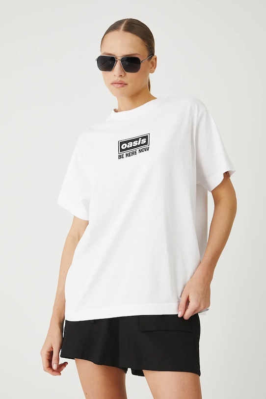 Îmbrăcăminte Medicine tricou din bumbac RS25.TSDA72 alb