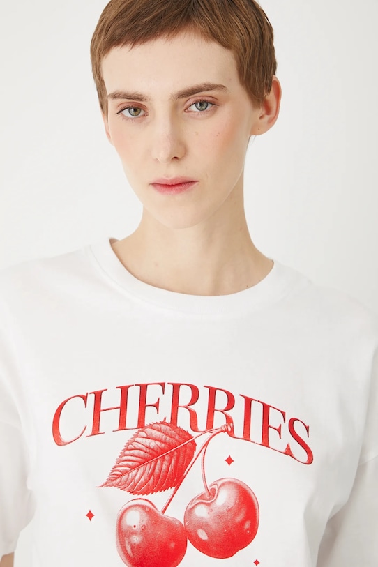 Medicine tricou din bumbac alb RS25.TSDB04