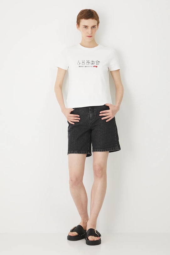 Medicine tricou RS25.TSDB09 alb RS25