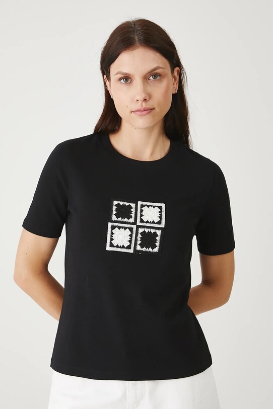 Medicine t-shirt regular czarny RS25.TSDB12