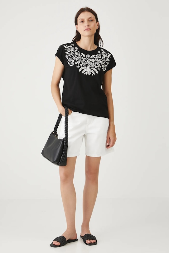 Medicine tricou din bumbac RS25.TSDB16 negru RS25