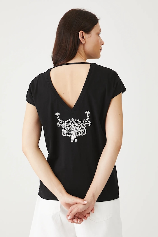 Îmbrăcăminte Medicine tricou din bumbac RS25.TSDB16 negru