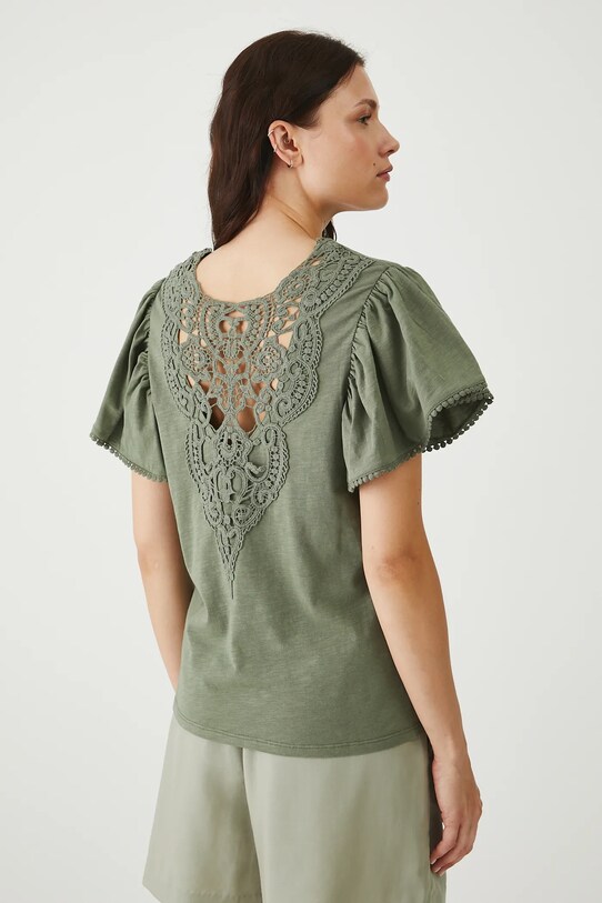 Medicine tricou din bumbac verde RS25.TSDB19