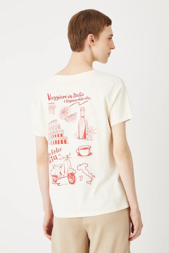 Odzież Medicine t-shirt bawełniany RS25.TSDB23 beżowy