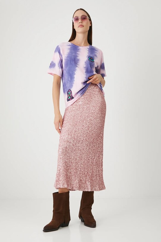 Medicine t-shirt bawełniany nadruk multicolor RS25.TSDC00