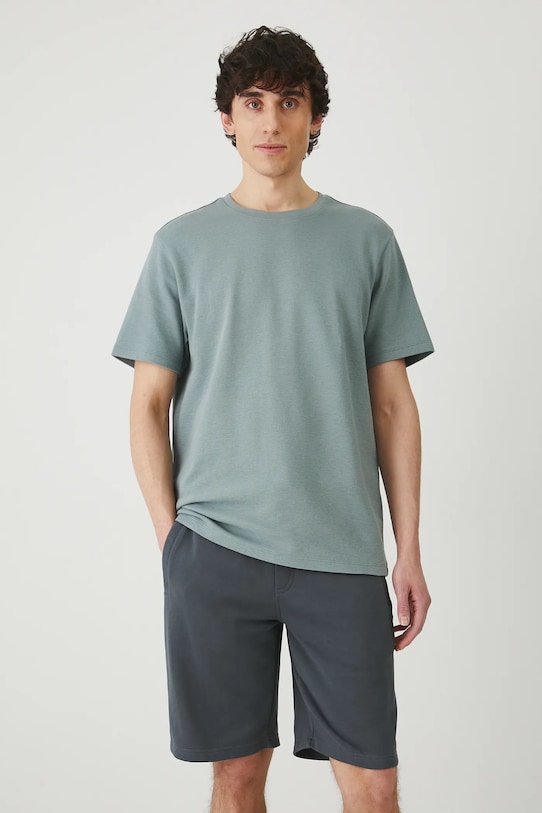 Medicine tricou din bumbac uni turcoaz RS25.TSM080