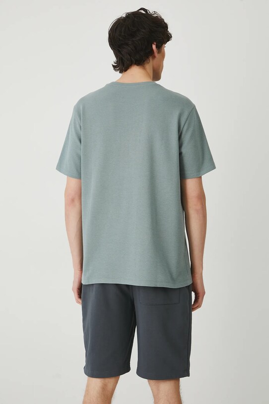 Îmbrăcăminte Medicine tricou din bumbac RS25.TSM080 turcoaz