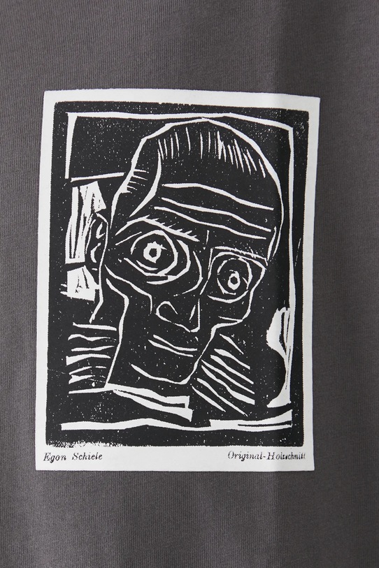 T-shirt bawełniany męski z kolekcji Eviva L'arte kolor szary RS25.TSM255