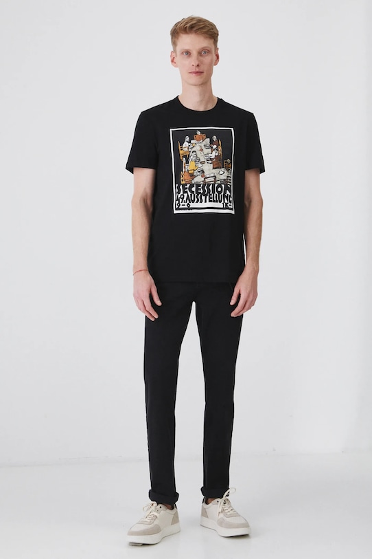 Îmbrăcăminte Medicine tricou din bumbac RS25.TSM260 negru