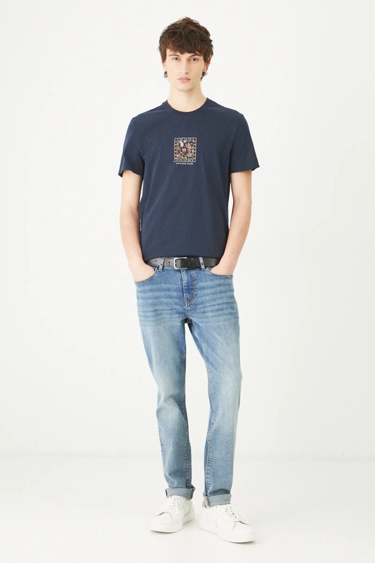 Medicine t-shirt bawełniany RS25.TSM301 granatowy RS25