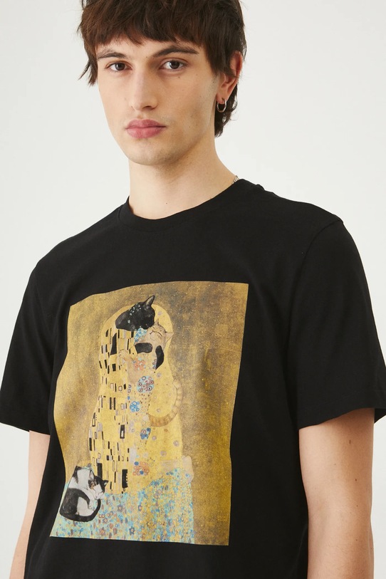 Medicine pamut póló RS25.TSM352 fekete