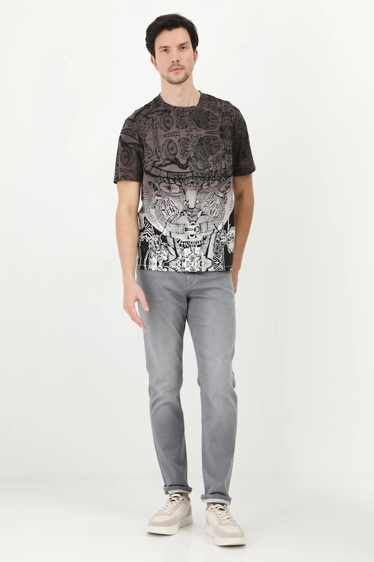 Одежда Хлопковая футболка Medicine RS25.TSM463 серый