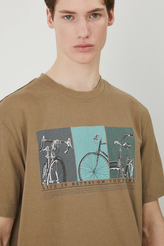 Medicine tricou din bumbac verde RS25.TSM601