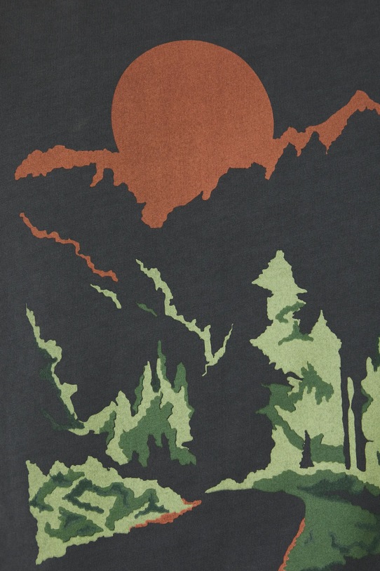 T-shirt bawełniany męski Twin Peaks kolor szary RS25.TSM675 szary