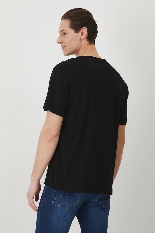 Odzież T-shirt bawełniany męski Rambo kolor czarny RS25.TSM677 czarny