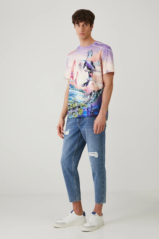 Medicine tricou din bumbac RS25.TSM720 multicolor RS25