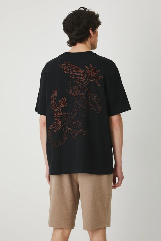 Îmbrăcăminte Medicine tricou din bumbac RS25.TSM812 negru