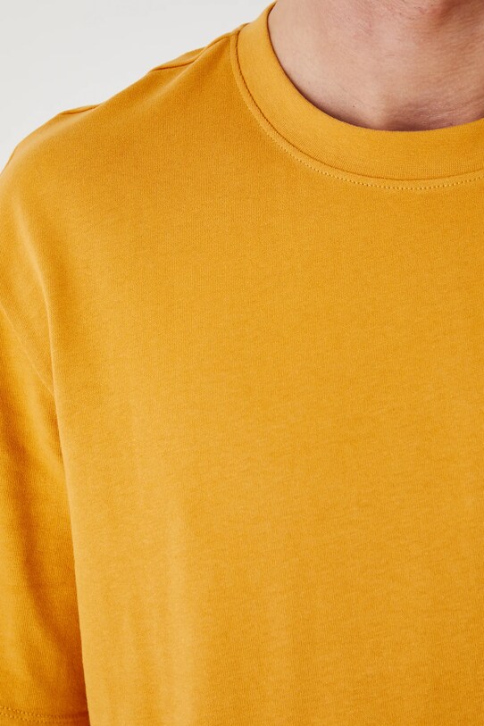 T-shirt bawełniany męski gładki kolor pomarańczowy RS25.TSMA01 pomarańczowy