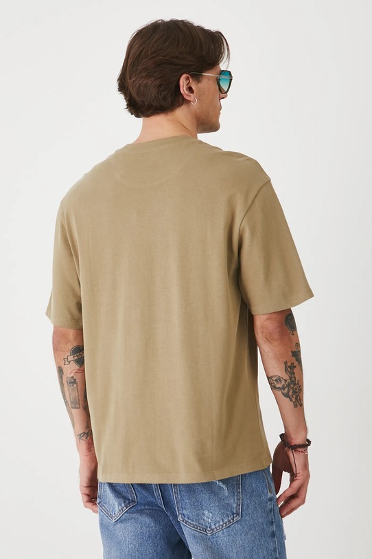 Odzież T-shirt bawełniany męski gładki kolor zielony RS25.TSMA01 zielony