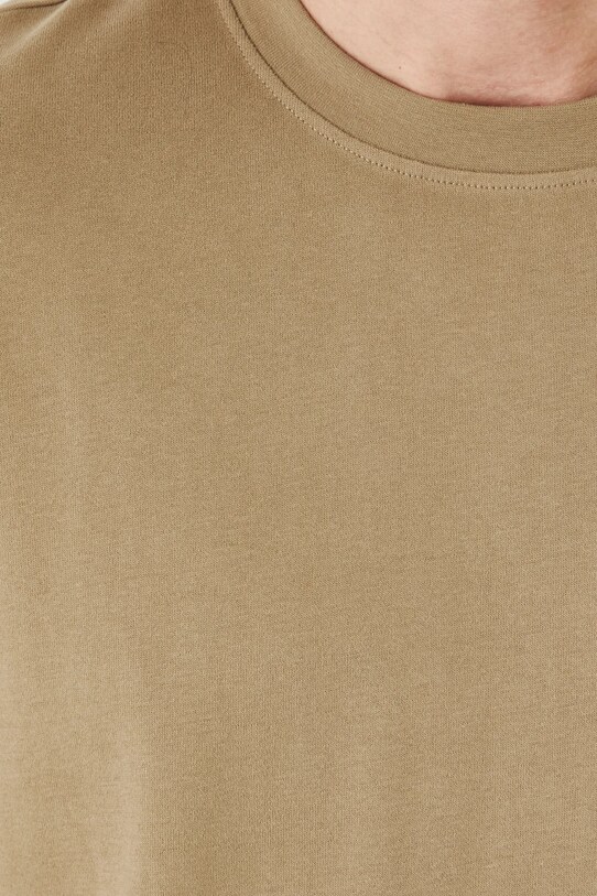 T-shirt bawełniany męski gładki kolor zielony RS25.TSMA01 zielony
