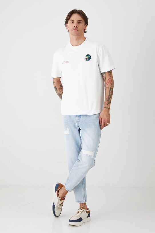 Medicine t-shirt bawełniany RS25.TSMA15 biały RS25