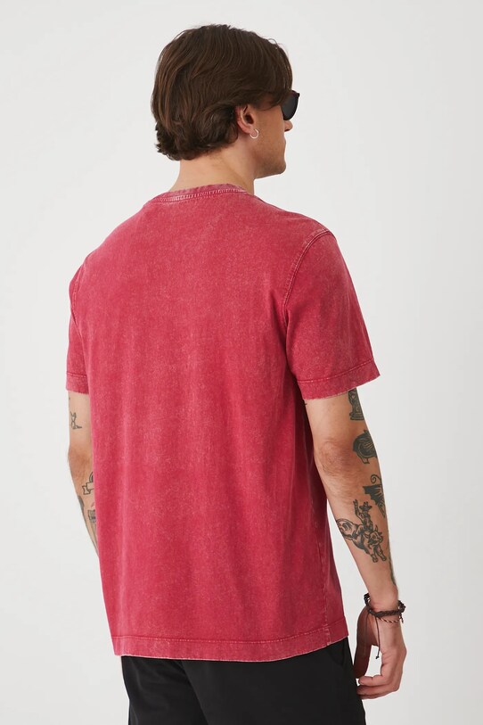 Odzież Medicine t-shirt bawełniany RS25.TSMA18 czerwony