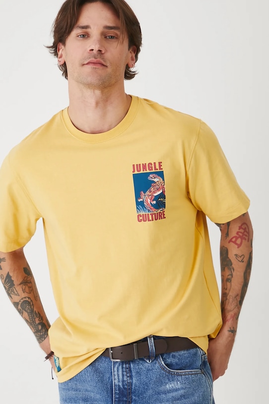 Medicine tricou print galben RS25.TSMA25