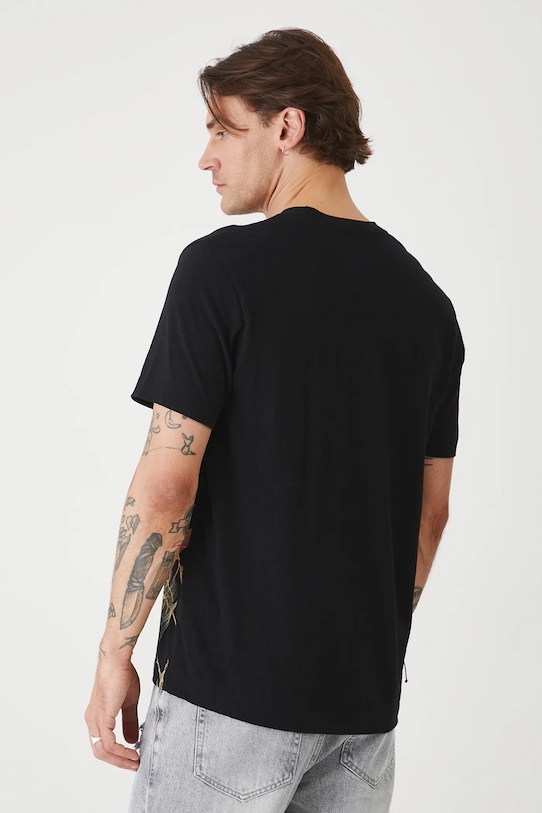Odzież Medicine t-shirt bawełniany RS25.TSMA29 czarny