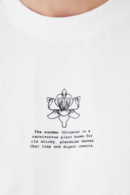 T-shirt bawełniany męski z kolekcji Medicine x Słowiński Park Narodowy kolor biały RS25.TSMA57