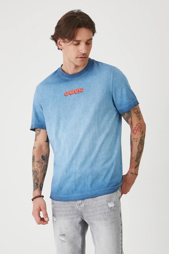 Odzież Medicine t-shirt bawełniany RS25.TSMA86 niebieski