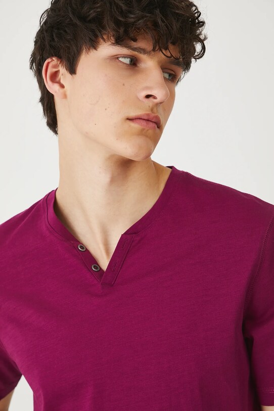 Medicine tricou din bumbac violet RS25.TSMB03