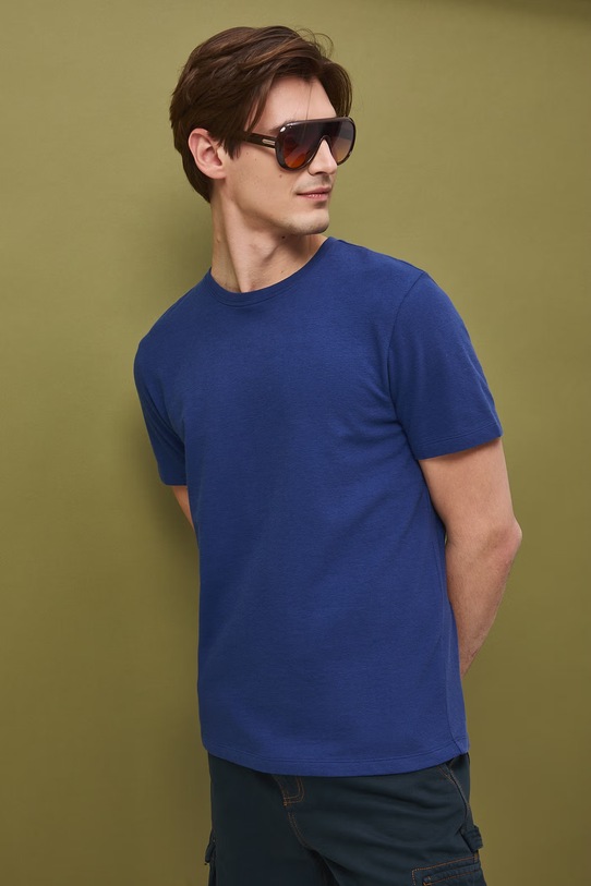 Medicine t-shirt bawełna niebieski RS25.TSMB04