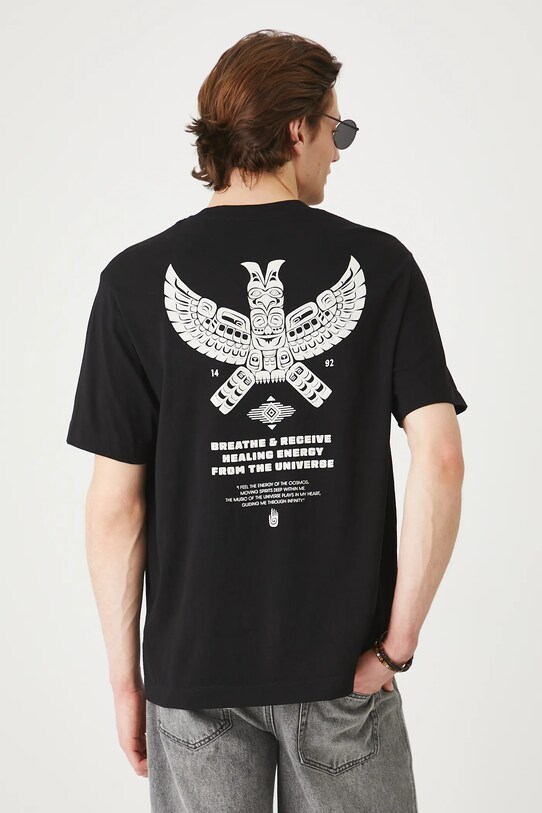 Oblačila Bombažna kratka majica Medicine RS25.TSMC17 črna