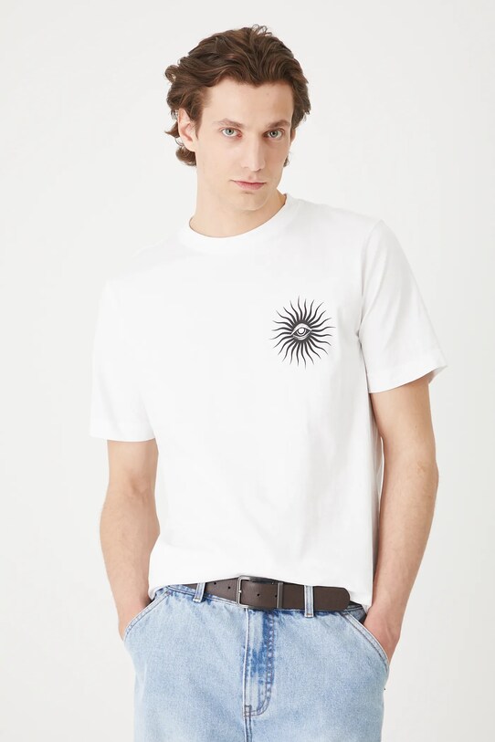 Îmbrăcăminte Medicine tricou din bumbac RS25.TSMC54 alb
