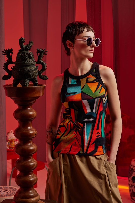 Топ Medicine slim барвистий RS25.TTDC50