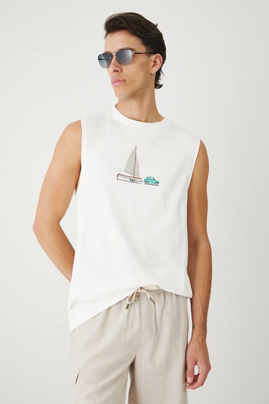 Îmbrăcăminte Medicine tricou din bumbac RS25.TTMB12 alb