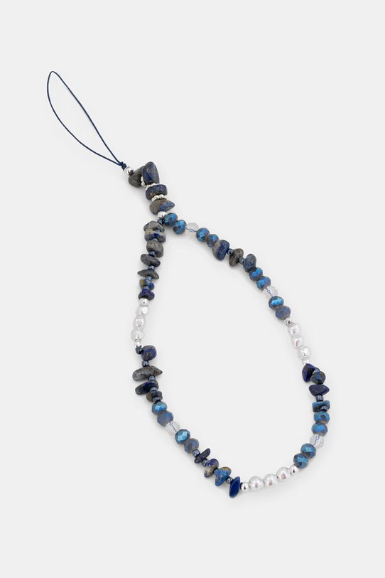 Zawieszka do telefonu z koralikami i lapis lazuli multicolor RS26-AKD504