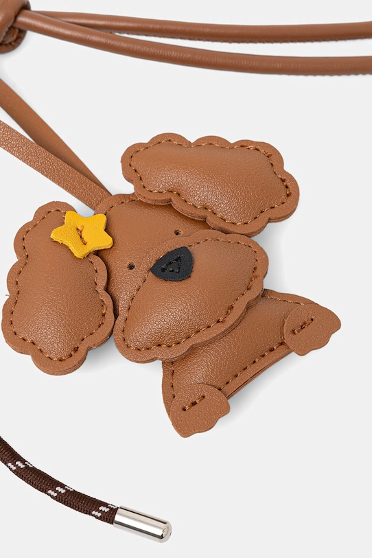 Brelok z motywem psa RS26-AKD701 brązowy RS26