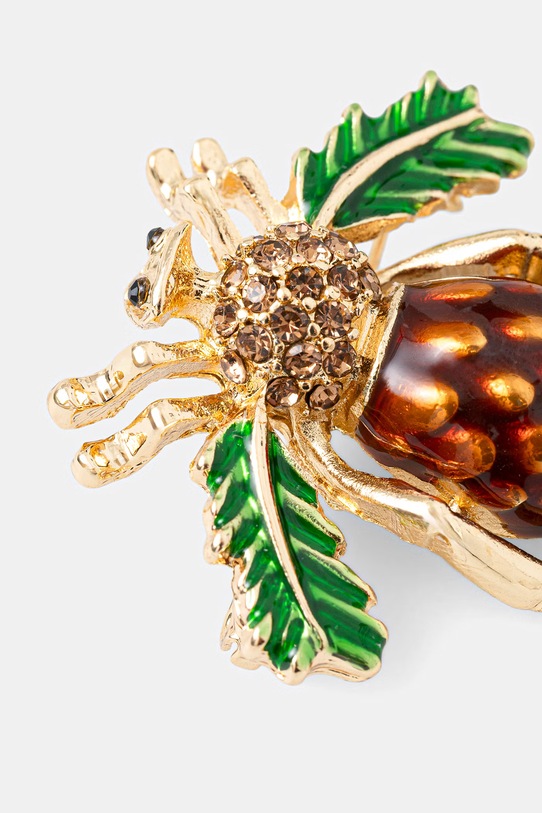 Broszka damska w kształcie owada RS26-AKD903 multicolor RS26