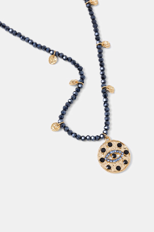 Naszyjnik damski z ozdobnymi zawieszkami RS26-ASD301 niebieski RS26