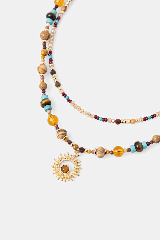 Sada řetízků dámská jantarová 2-pack RS26-ASD700 vícebarevná RS26