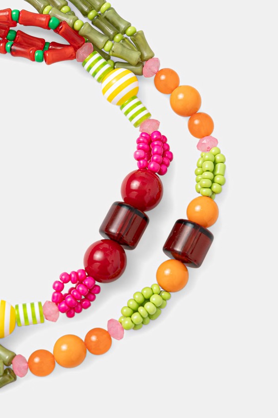 Naszyjnik damski z koralików 2-pack RS26-ASD902 multicolor RS26