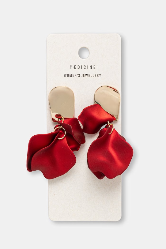 Medicine kolczyki RS26-AUD301 czerwony