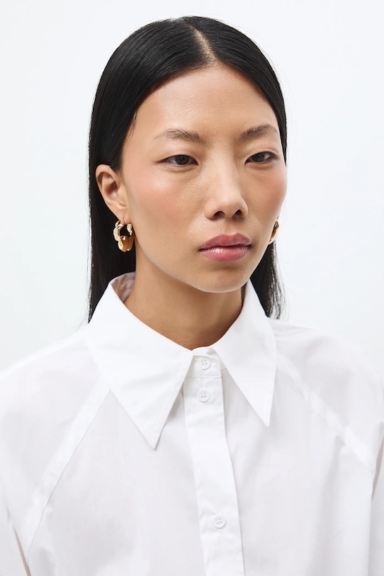 Náušnice nepravidelného tvaru RS26-AUD302 zlatá RS26