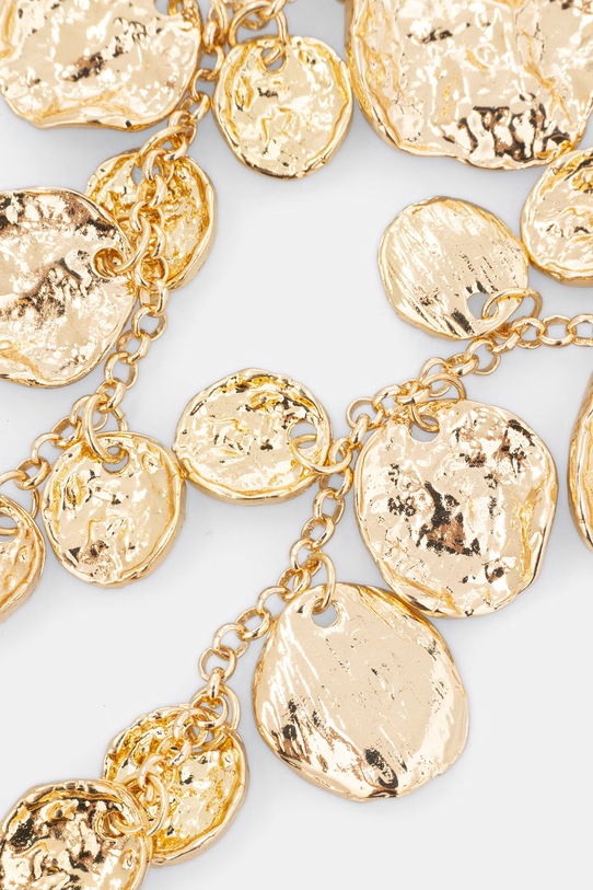 Akcesoria Kolczyki damskie z ozdobnymi zawieszkami RS26-AUD305 złoty