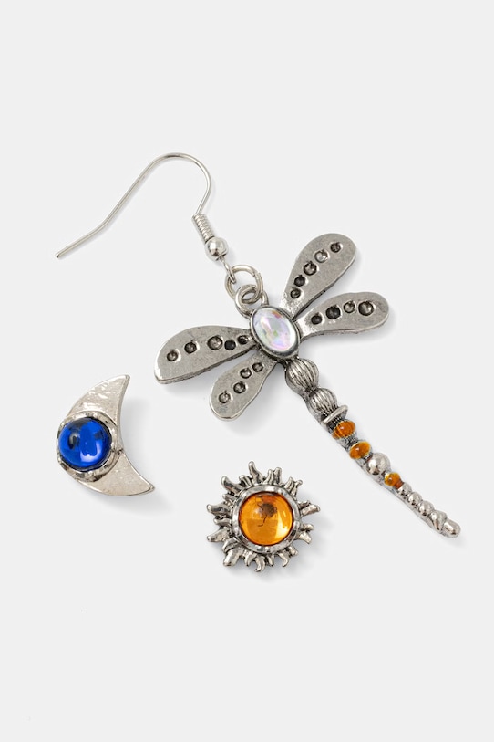 Akcesoria Medicine kolczyki 3-pack RS26-AUD306 srebrny