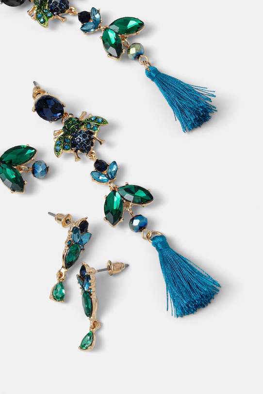 Medicine kolczyki damskie 3-pack RS26-AUD500 turkusowy RS26