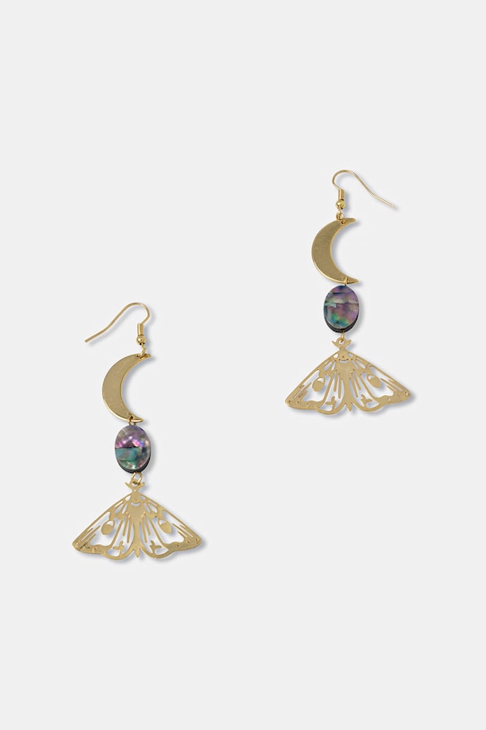 Medicine kolczyki damskie z muszlą RS26-AUD502 złoty RS26