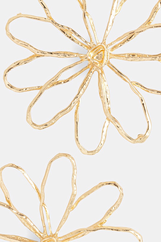 Medicine kolczyki damskie z metalu i stali nierdzewnej RS26-AUD700 złoty RS26