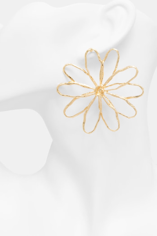 Akcesoria Medicine kolczyki damskie z metalu i stali nierdzewnej RS26-AUD700 złoty